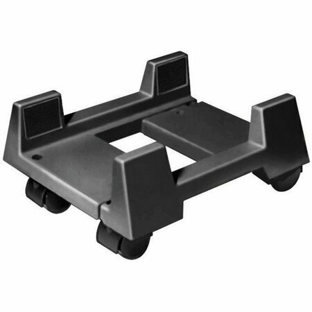 DATA ACCESSORIES CO Stand, f/CPUs, Mobile, 4 Locking Casters, 6in-10-1/4inW, Black DTA02150